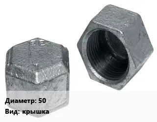 Заглушка чугунная 50 крышка